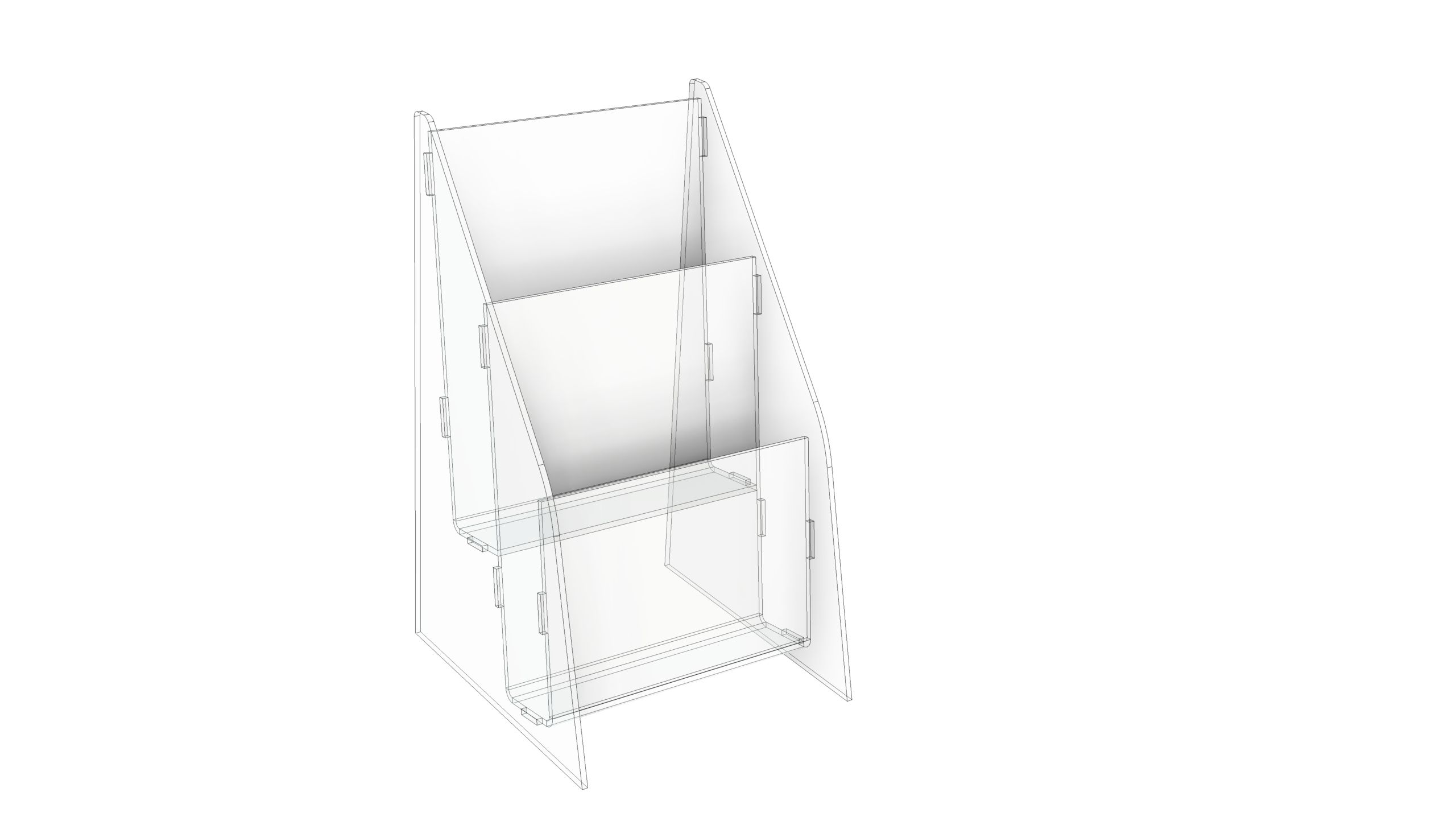 A5 Brochure Holder Double