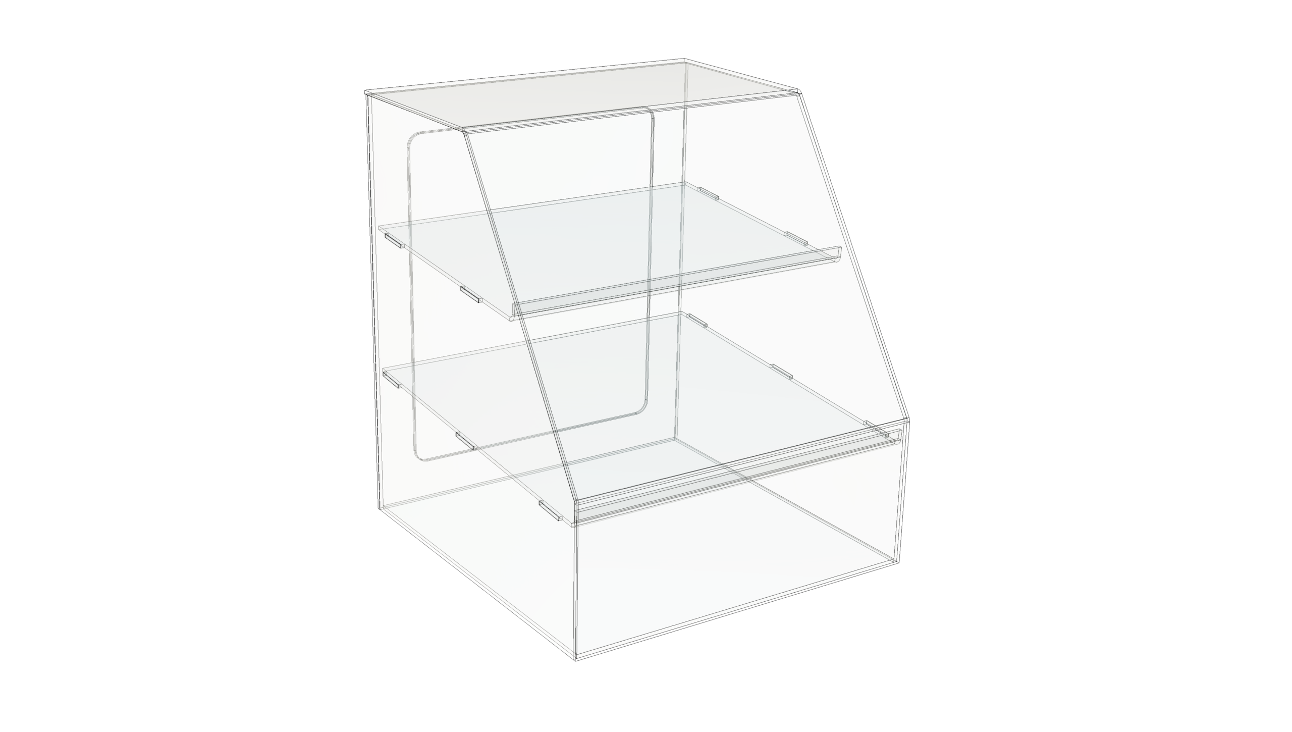 CUSTOM 3 Level CAKE STAND 4mm Perspex
